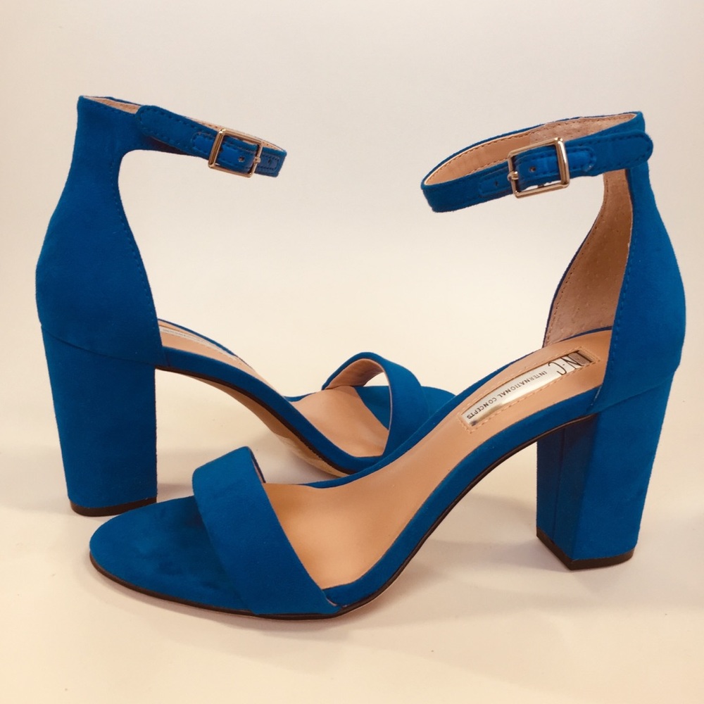 INC Bright Blue “Kivah” Sandals, size 6